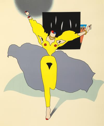 Duggie Fields Dynamic Pervesity Original Screenprint