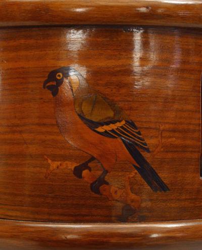Duilio Cambellotti Italian Art Deco 1930 Rosewood Console Table