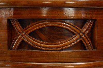 Duilio Cambellotti Italian Art Deco 1930 Rosewood Console Table