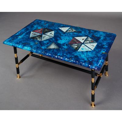 Duilio Dube Barnab Dube Coffe table for Fontana Arte Italy 1950s