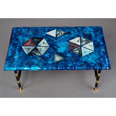 Duilio Dube Barnab Dube Coffe table for Fontana Arte Italy 1950s