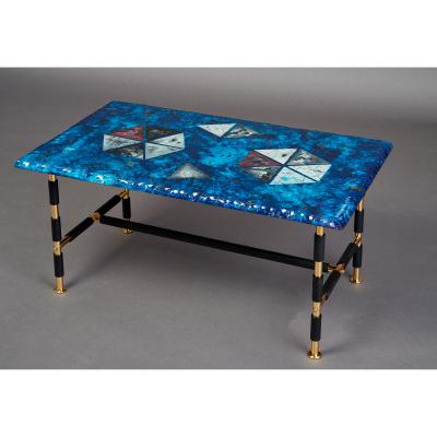 Duilio Dube Barnab Dube Coffe table for Fontana Arte Italy 1950s
