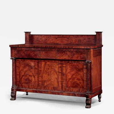 Duncan Phyfe Carved Mahogany French Sideboard