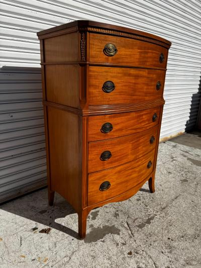 Duncan Phyfe Duncan Phyfe Style 5 Drawer Ribbon Mahogany Chest