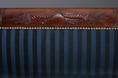 Duncan Phyfe Fine Carved Mahogany Grecian Sofa