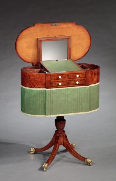 Duncan Phyfe NEOCLASSICAL WORK TABLE