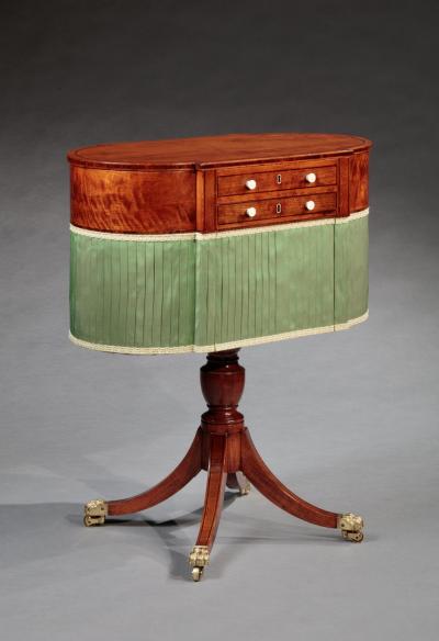 Duncan Phyfe NEOCLASSICAL WORK TABLE