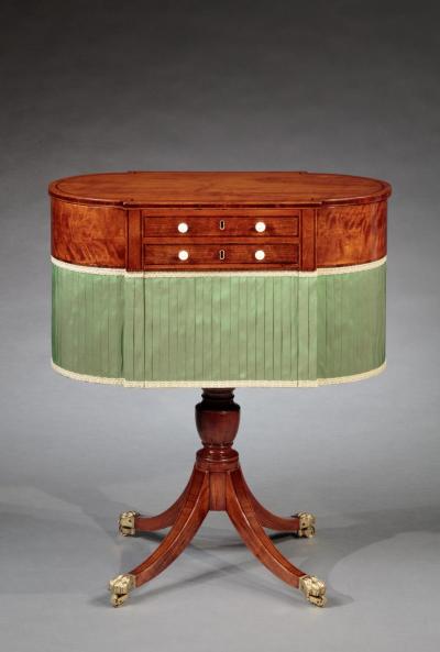 Duncan Phyfe NEOCLASSICAL WORK TABLE