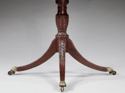 Duncan Phyfe PAIR OF TRICK LEG CARD TABLES