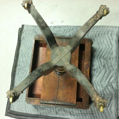 Duncan Phyfe Slant Top Pedestal Desk