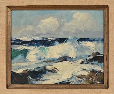 Duncans Reef Seascape by Edward Norton Ward
