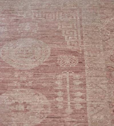 Dusty Rose Handwoven Revival Khotan Rug