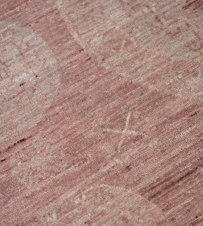 Dusty Rose Handwoven Revival Khotan Rug
