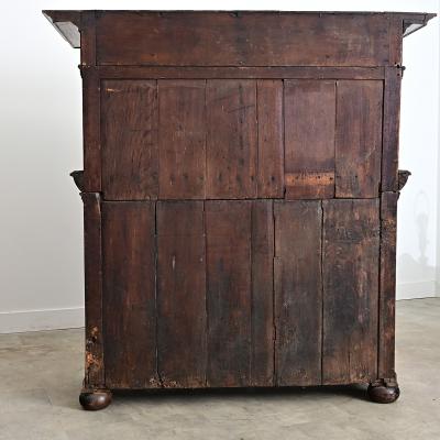 Dutch 18th Century Oak and Ebony Kussenkast