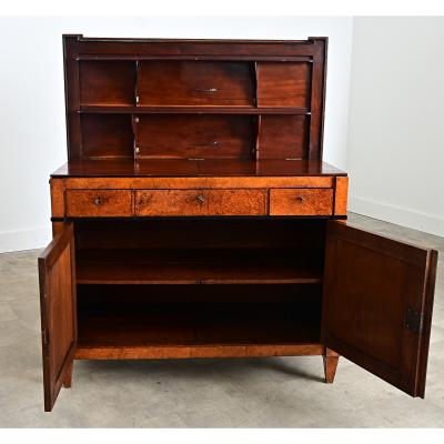 Dutch 19th Century Biedermeier Style Folding Buffet