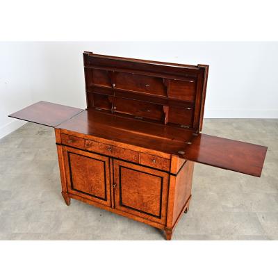 Dutch 19th Century Biedermeier Style Folding Buffet