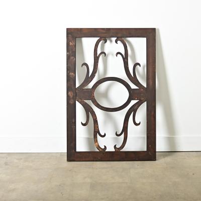 Dutch 19th Century Carved Mahogany Transom