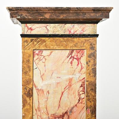 Dutch 19th Century Faux Marble Painted Column