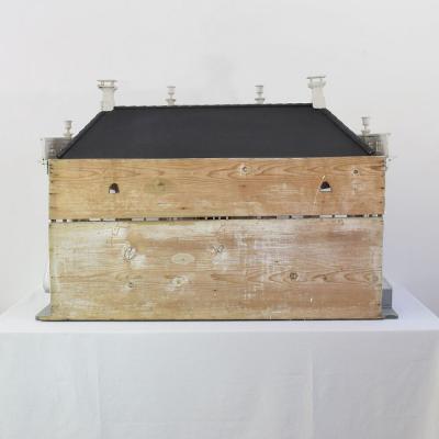 Dutch 19th Century Folk Art Architectural Miniature Mansion Pigeon Birdcage