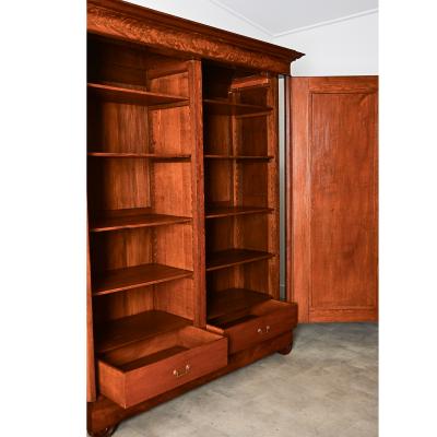 Dutch 19th Century Mahogany Armoire