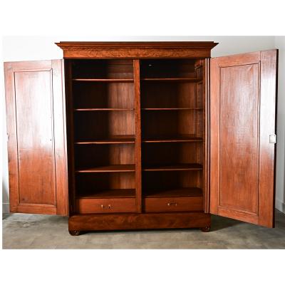 Dutch 19th Century Mahogany Armoire