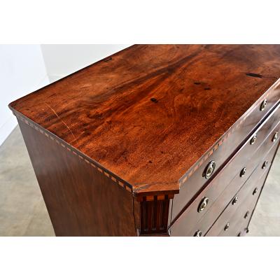 Dutch 19th Century Seven Drawer Mahogany Chest