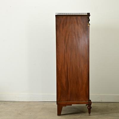 Dutch 20th Century Mahogany Empire Style Tallboy