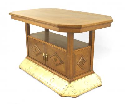 Dutch Arts Crafts Walnut Center Table