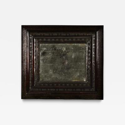 Dutch Baroque Style Carved Wood Mirror