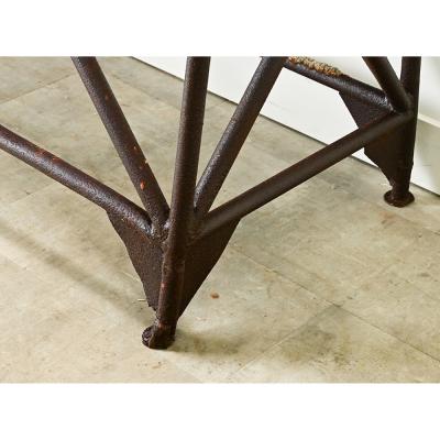 Dutch Belgian Bluestone Iron Console