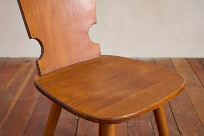 Dutch Brutalist Dining Chairs Set of 9