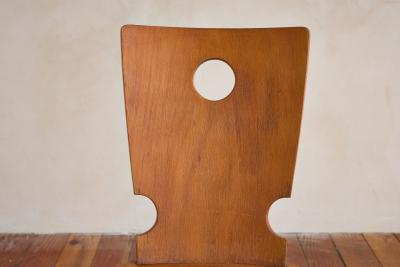 Dutch Brutalist Dining Chairs Set of 9