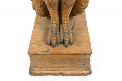 Dutch Carved Wooden Eagle Figure