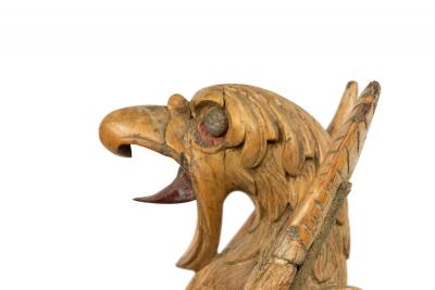 Dutch Carved Wooden Eagle Figure