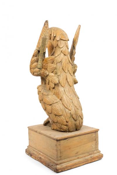 Dutch Carved Wooden Eagle Figure