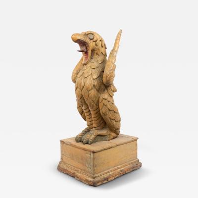 Dutch Carved Wooden Eagle Figure