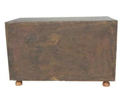 Dutch Colonial Rosewood And Bone Table Chest