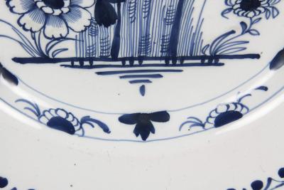 Dutch Delft Blue and White Charger