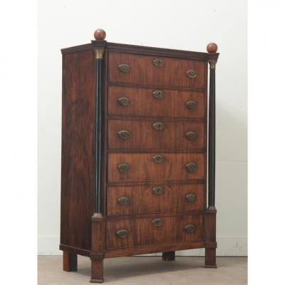 Dutch Empire Style Tall Chest