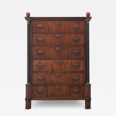 Dutch Empire Style Tall Chest