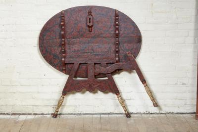 Dutch Folk Art Hindeloopen Table