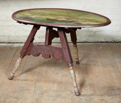 Dutch Folk Art Hindeloopen Table
