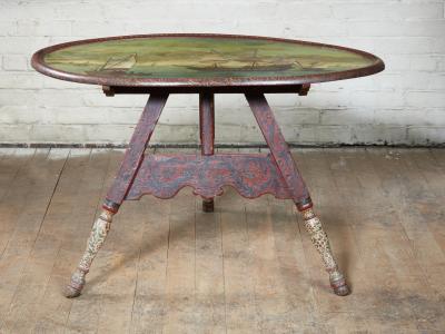 Dutch Folk Art Hindeloopen Table