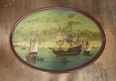 Dutch Folk Art Hindeloopen Table