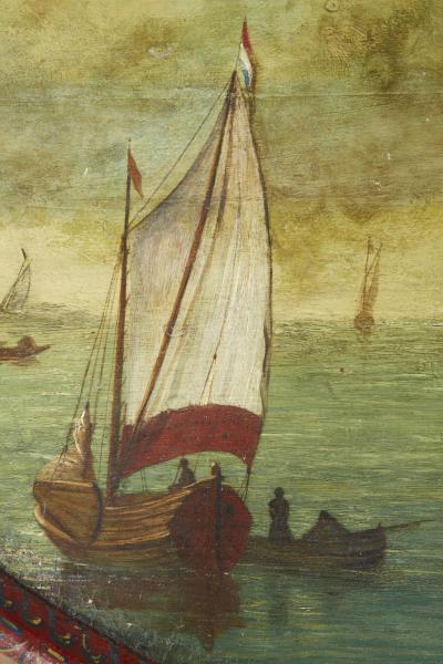 Dutch Folk Art Hindeloopen Table