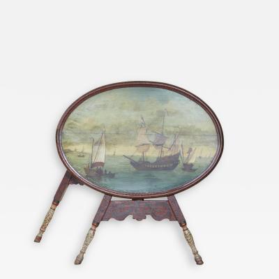 Dutch Folk Art Hindeloopen Table