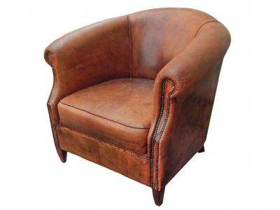 Dutch Leather Club Chair