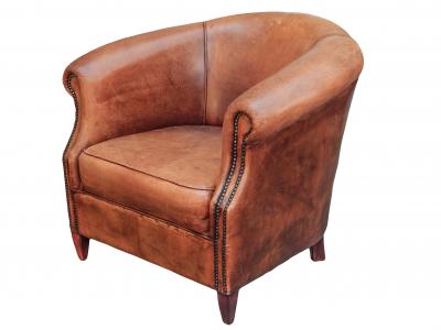 Dutch Leather Club Chair