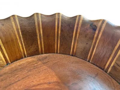 Dutch Mahogany And Copper Bound Centerpiece