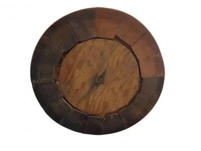 Dutch Mahogany And Copper Bound Centerpiece